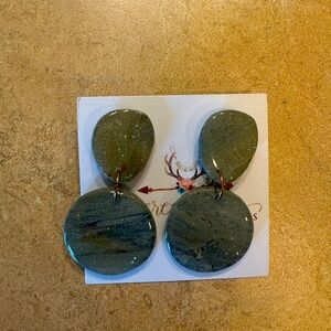 Resin earrings made by Averee Grace Designs
